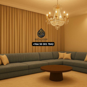 Luxury Beige Curtains for Saudi Style Interiors | Riyadh Local Market Special