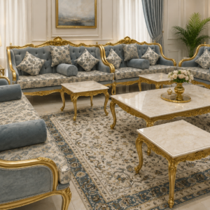 Luxury Living Room Sofa Set for Modern Homes in Riyadh