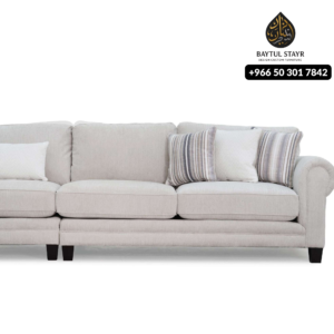 L-Shape Sectional Sofa with Armchair – Premium Comfort for Riyadh Homes